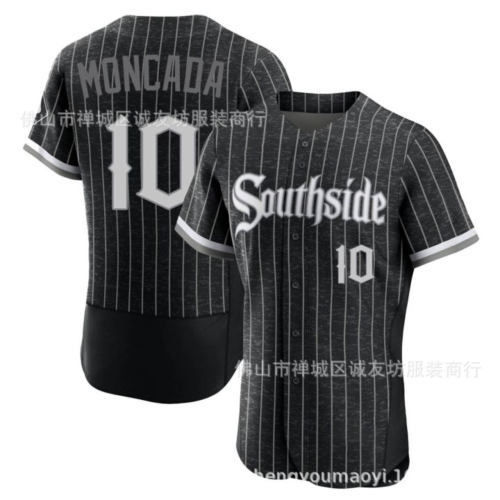 White socks version 10 black urban elite baseball uniform shirt