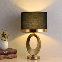 High quality desk lamp modern luxury gold decorative desk lamp retro bedroom bedside led bedside lamp