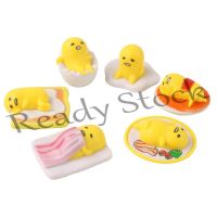 【hot sale】 ✾☊✼ B09 6Pcs/Set Japan Anime Sanrio Q Version Mini Gudetama Rirakuma Cartoon Cute Yolk PVC Action Figures Model Toys Kids Gifts