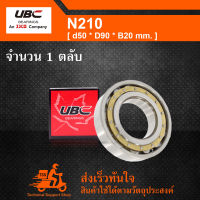 N 210 EM UBC ตลับลูกปืนเม็ดทรงกระบอก (CYLINDRICAL ROLLER BEARINGS) ( N210EM )