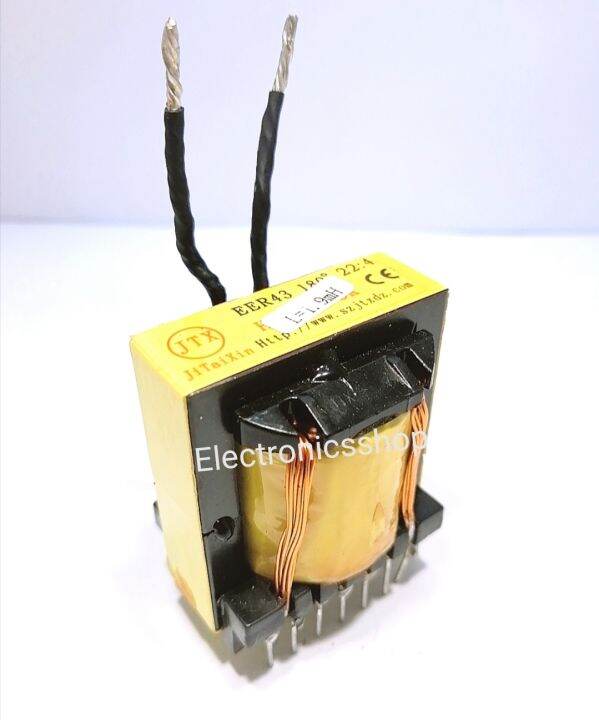 transfomerหม้อแปลง-transformer-welder-eer43-22-4-1ชิ้น-ใช้สำหรับเครื่องเชื่อมอินเวอร์เตอร์ทุกรุ่น-ทนอุณภูมิสูง-ถึง-180-c-มีมาตราฐาน-คุณภาพสูง