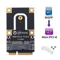 M.2ใหม่ NGFF เป็น Mini PCI-E (PCIe + USB) อะแดปเตอร์สำหรับ M.2 Wifi บลูทูธการ์ด Wlan ไร้สาย Intel AX200 8265 8260สำหรับแล็ปท็อป