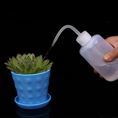 yakyySucculents Plant Flower Beak Squeeze Watering Can Bottle Kettle with Long Nozzle
