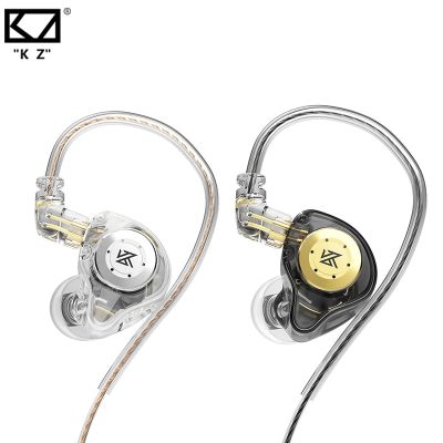 ZZOOI Wired Headphones with Microphone Bass HiFi Earphone Dual Drive Sport Noise Cancelling Headset In Ear Monitor Earbuds KZ EDX Pro