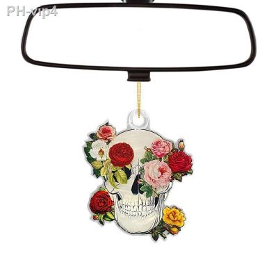 1pcs Halloween Horror Car Ornament Car Rearview Mirror Hanging Pendant Skull Motor Zombies Dwarf Car Rear View Mirror Pendant
