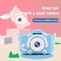 ZZOOI Childrens Digital Camera Cute Cartoon 1080P HD Screen 2000W Pixels Camera Handheld Photography Video Kids Education Toys Gifts Sports &amp; Action Camera