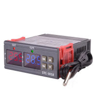 รีเลย์เทอร์โมสตัท CF 10A 12V 24V 220V STC-3018ตัวควบคุมอุณหภูมิดิจิตอลเทอร์โมสตัท