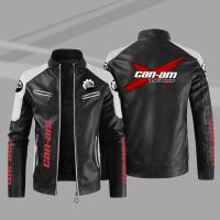 Can-am LOGO Jacket Windbreaker Spyder F3 Motorcycle Riding Leather Jacket Long Sleeve Thin Rainproof Jacket