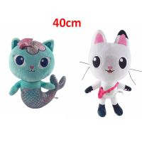 ใหม่บ้านตุ๊กตา40Cm เกย์ Pandy Paws Pandy Paws รถ Cat Cakey นางเงือกยัดของเล่นตุ๊กตาสีม่วง Mercat เด็กของขวัญคริสต์มาสเด็ก