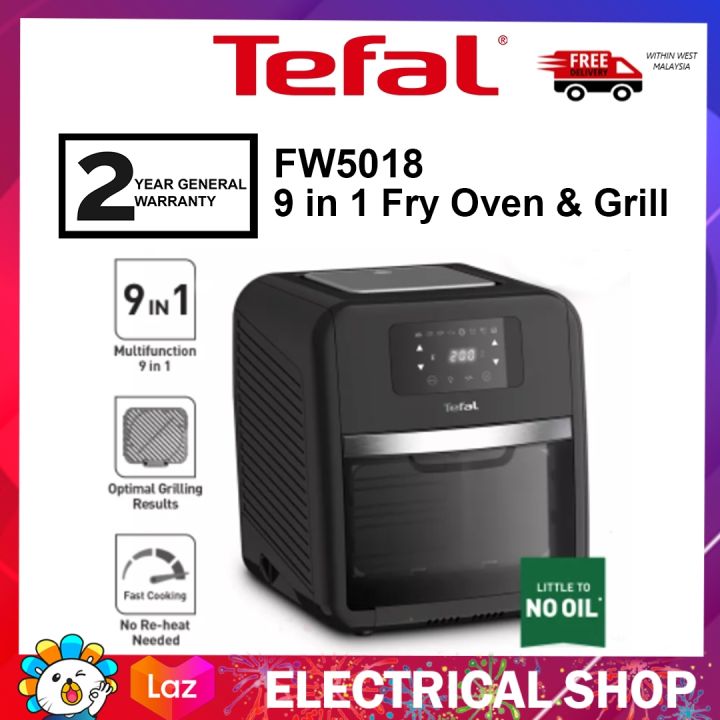 TEFAL Tefal Easy Fry 9in1 Air Fryer Oven, Grill & Rotisserie 11L FW501  FW501827