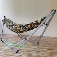 Modern Hammock เปลนอนแบบเปลญวน หรือเปลพับได้ ขนาดพิเศษ รุ่นจัมโบ้ ผ้าเปลสีลายพราง