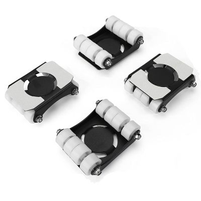 4 Pack Heavy Duty Furniture Lifter Lever Roller Wheels Sliders 660 Lbs Load Capacity Appliance