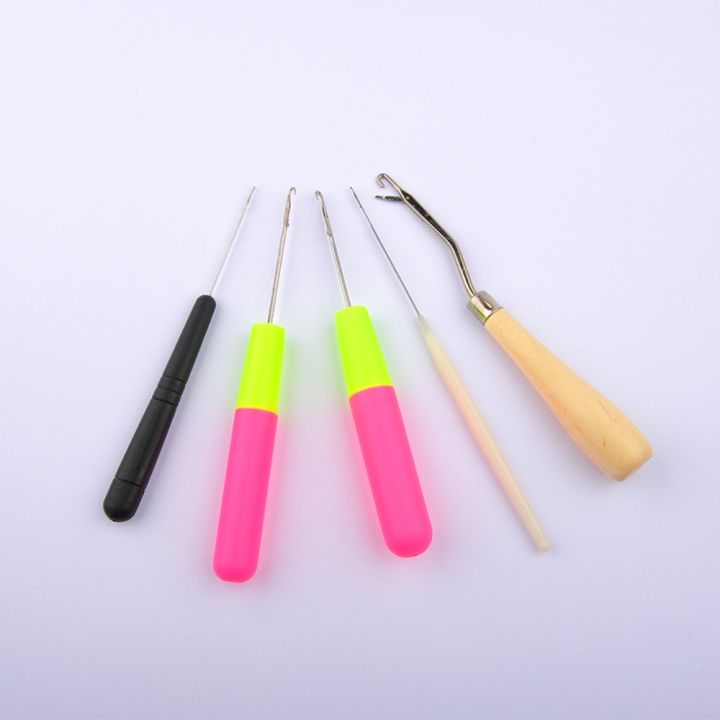 Crochet Needles Hair Dreadlock  Plastic Hair Extension Tools