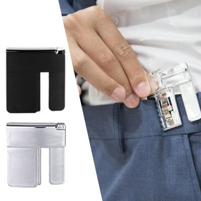【cw】 Fashion Clothing Sewing Removable Jeans Pants Folding Waist Clip Button Tool Adjustment Buckle Waist Buckle ！