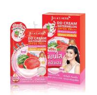 ( ส่งฟรี !! เมื่อซื้อ3ชิ้น ) ครีม ดีดี แตงโม จุฬา เฮิร์บ Jula Herb DD watermelon ครีมแตงโม ซอง รองพื้น กันแดด SPF50 PA+++