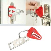 Portable Door Lock Hotels Apartments Dormitories Bathrooms Bedrooms Security Door Lock Self-Protection Self-Defense Door Lock