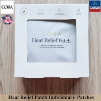 CORA® Heat Relief Patch Gently Warming Patch to Soothe Period Cramps 7.5" Long 8hr of Soothing Heat 6 Patches แผ่นประคบร้อน ลดปวดประจำเดือน แผ่นแปะร้อน