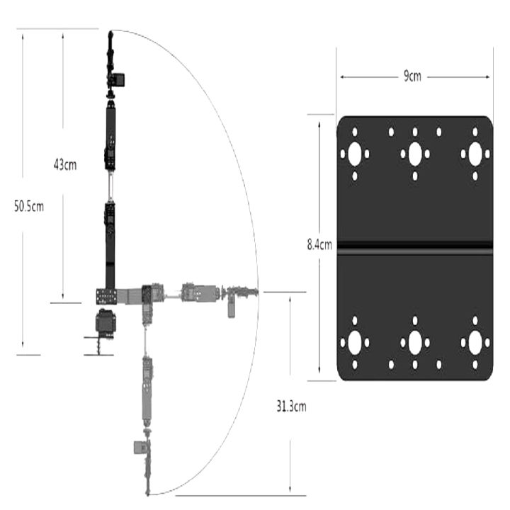 ชุดแขนกลหุ่นยนต์-ccarte-diy-6-dof-สำหรับการเรียนรู้ชุดประกอบหุ่นยนต์