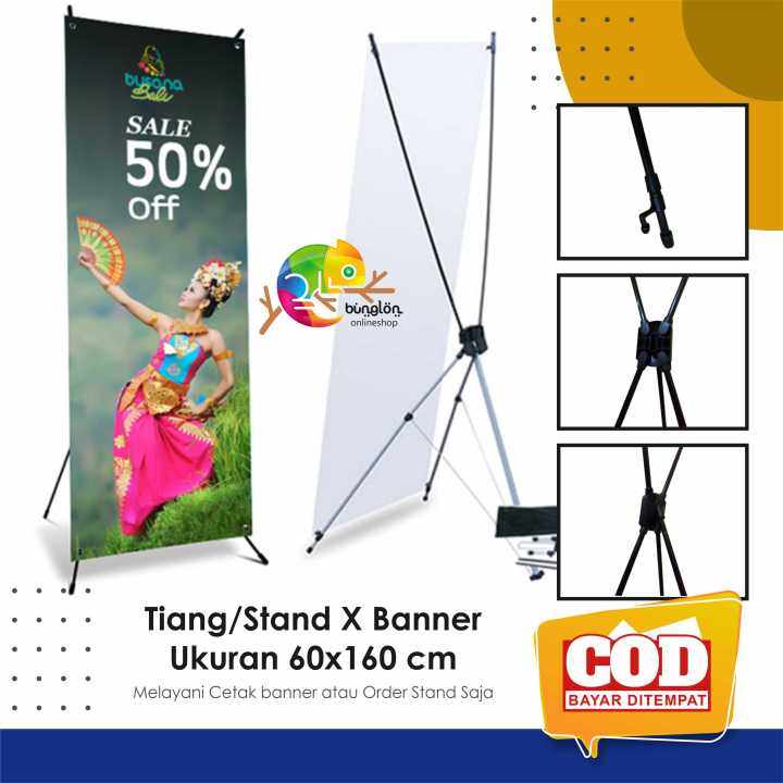 Rangka Stand X Banner 60x160 Cm Murah Berkualitas | Lazada Indonesia