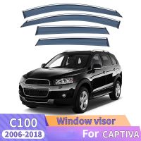 แผ่นปิดหน้าต่างสำหรับ Chevrolet Captiva C100 CN202S อุปกรณ์เสริม2006-2023เทปกระจกข้างที่บังฝนบังแดด