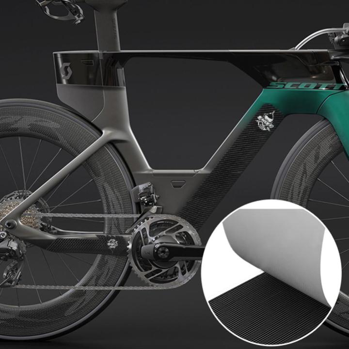 สติกเกอร์ป้องกันโซ่จักรยาน-enlee-กรอบกาวที่แข็งแรงกันคราบมันกันน้ำสำหรับจักรยานถนนภูเขา