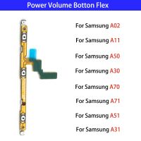 ปุ่มด้านข้าง 10Pcs Volume Key Flex สําหรับ Samsung A01 A02 A11 A12 A21 A31 A41 A51 A71 A10 A20 A30 A40 A50 A60 A70 A9 2018