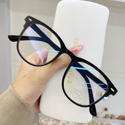 แฟชั่น Anti-Blue Anti Radiation Square แว่นตากรอบใสเปลี่ยนเลนส์สำหรับ Men Women Glasses
