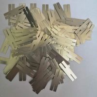 500pcs 0.2x28x8mm H type Nickel Plated Steel Strap Strip Sheets for 18650 power battery pack spot welding spot welder