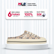 Giày MLB Playball Mule Monogram màu Nâu Chính Hãng