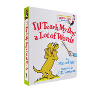 Original English i Ll teach my dog a lot of words Dr. Seuss paperboard Book 100 words vocabulary learning P.D. Eastman