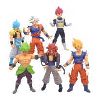 18cm Son Goku Super Saiyan Figure Anime Dragon Ball Goku DBZ Action Figure Model Gifts Collectible Figurines for Kids