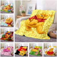 Anime cartoon Disney bear Pooh cute blanket office nap sofa blanket childrens air conditioning blanket flannel soft warmth customizable5