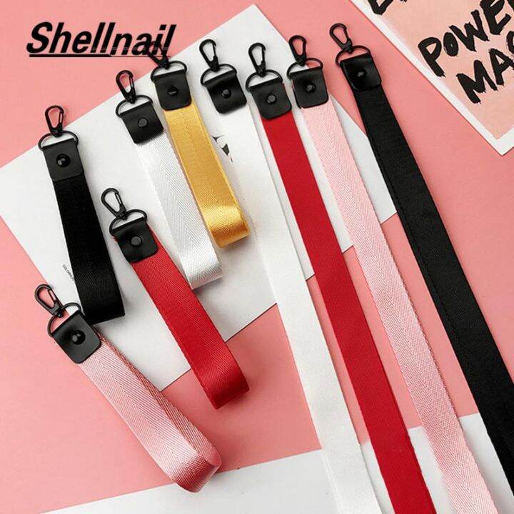 shellnail-แข็งโทรศัพท์มือถือสายรัดสำหรับ-usb-ผู้ถือป้าย-diy-แขวนเชือกพวงกุญแจเชือกเส้นเล็กสายคล้องคอสำหรับโทรศัพท์คีย์-id-บัตร