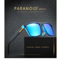 P8731 แถมกล่อง+เชือก แว่นตากันแดด เลนส์  Polarized  ตัดแสงสะท้อน แว่นกันแดดแฟชั่น ใส่ได้ทั้งผู้ชายและผู้หญิง  #LL SHOP