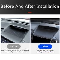 ：》“{： QHCP Car Silicone Dashboard Anti-Slip Mat For Subaru Forester XV Impreza 19-22 Leather Non-Slip Pad For Phone Sunglasses Holder