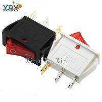 ❉ KCD3 ultrathin rocker switch with red light 2 throw 15A 250V 800W I/O power switches for electric cokers 3Pin black White