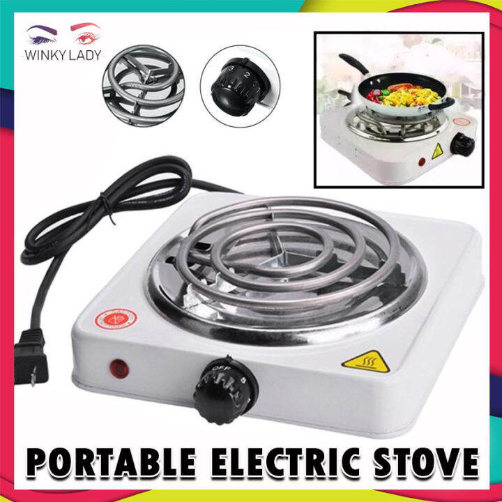 Electric Furnace / Single Burner Hot Plate 1000W Cooktop Single Electric Burner Portable Hot