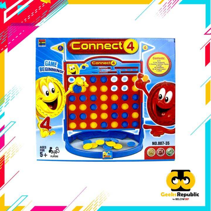 Geeks Republic Connect 4 Educational Board Game Lazada PH