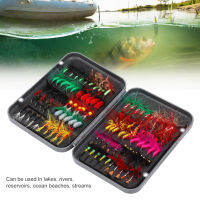 100 ชิ้น Fly Fishing Lure จำลองแมลงพื้นผิวน้ำที่สวยงาม Flying Bait Fishing Tool