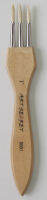 Artsecret Fork Head Paintbrush Three Five Or Ten Bristle Hairs For Artist Drawing Pencil Over Grainer Brush No.2031
