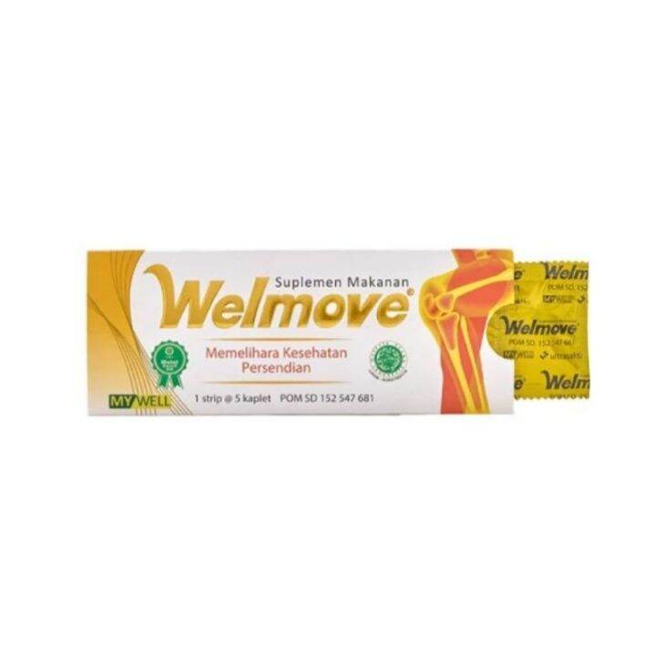 Welmove 1 Amplop 5 Kaplet Suplemen Kesehatan Sendi Lazada Indonesia 1012