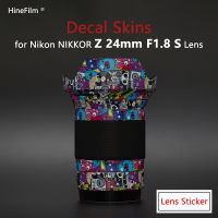 Nikkor Z 24 1.8 S เลนส์ปกคลุมผิวสำหรับ Nikon NIKKOR Z 24มิลลิเมตร F1.8 S เลนส์รูปลอกสกินป้องกันเสื้อห่อสติ๊กเกอร์ฟิล์ม