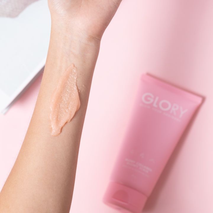 ส่งฟรี-glory-scrub-สครับคอลลาเจน-glory-collagen-glowy-scrub-กลอรี่-คอลลาเจน-โกลววี่-สครับ-glory-collagen-spa-salt-scrub-180g-ผิวนุ่ม-กระจ่างใส