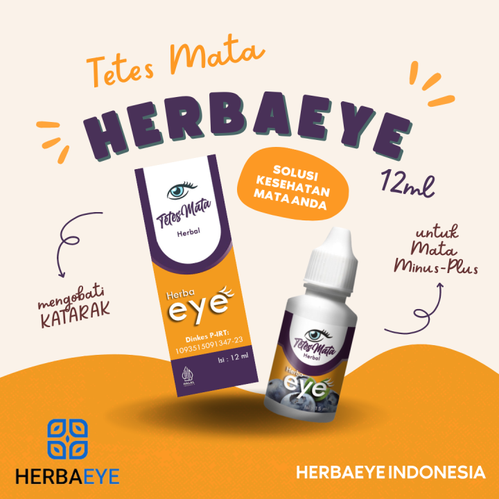 SHXX OBAT TETES MATA HERBAL EYE/ Obat Tetes Mata Minus, Plus, Katarak ...