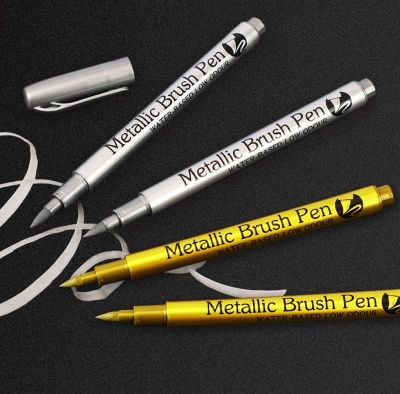 【CC】﹊♚  Metallic Permanent Paint Pens Gold Color Epoxy Resin Mold Student