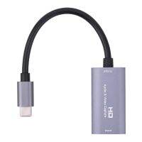 [LUNA electronic accessories] การ์ดบันทึกวิดีโอ4K 1080P Type C ตัวจับ2.0 USB ที่เข้ากันได้ HDMI สำหรับสวิตช์ PS5 PS4เกมโทรศัพท์การสตรีมสด PC