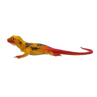 Simulation model of lizards toy animals chameleon lizard soft glue children squeezed voice plastic toy animals