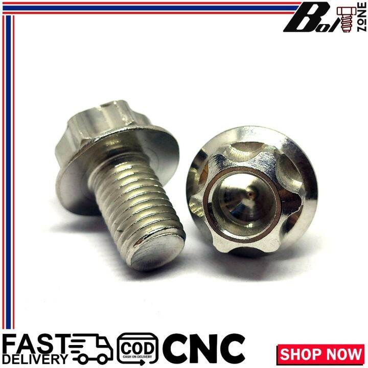 MP RACING MIRROR BOLT HONDA CNC / 10X15 MM / SIDE MIRROR COVER BOLT