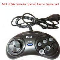 แผ่นเกม BGA MD 2ชิ้น/1ชิ้น16บิตจอยควบคุมเกม SEGA Genesis 9รูแผ่นจอยแพดเกมที่มีคุณภาพสูงอุปกรณ์ LSB3881คอนโทรลเลอร์