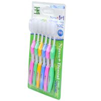 Telecorsa แปรงสีฟันผู้ใหญ่ (1 ชุด 6 ชิ้น) รุ่น Nano-dental-toothbrush-6-pieces-04a-Boss